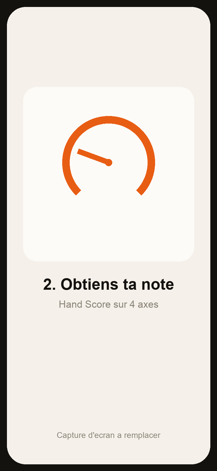 Capture d'écran de l'app Rate My Hand : Hand Score