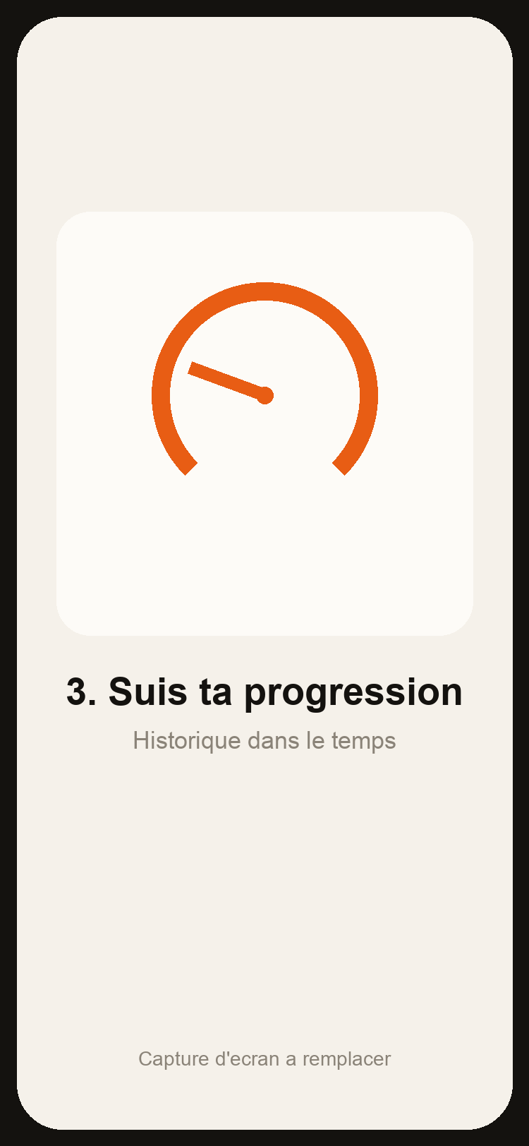 Capture d'écran de l'app Rate My Hand : suivi de progression